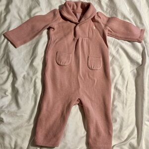 Ralph Lauren Polo Pink Baby Onesie